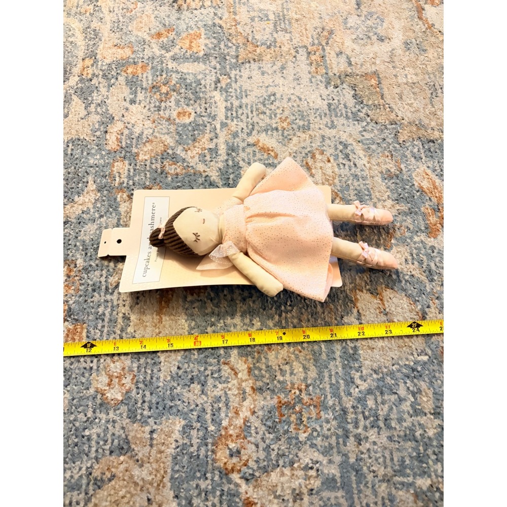 NWT Cupcakes & Cashmere Plush Toy Ballerina Doll Pink - Picture 4 of 6